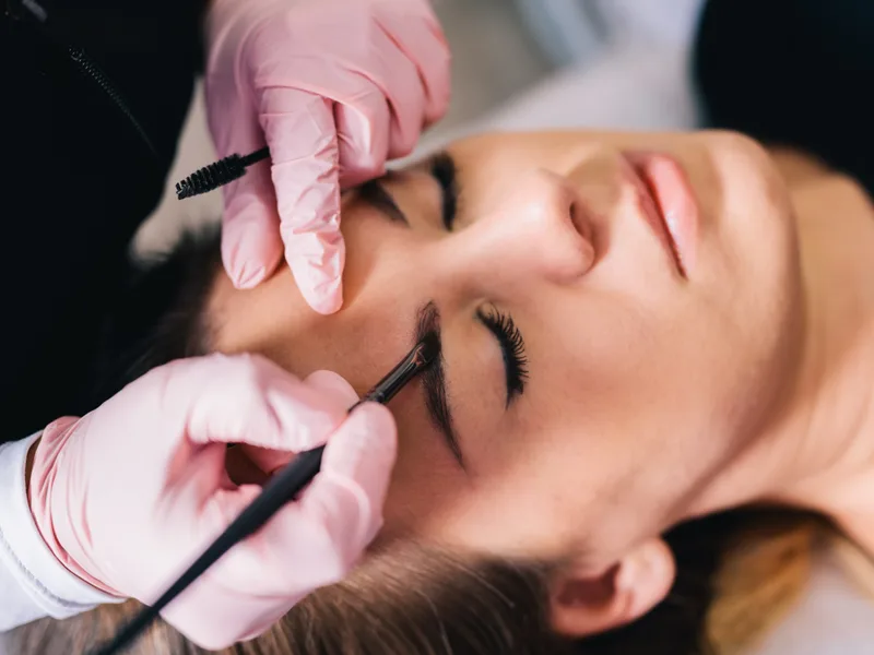 Brows & Tinting treatment at Veloura
