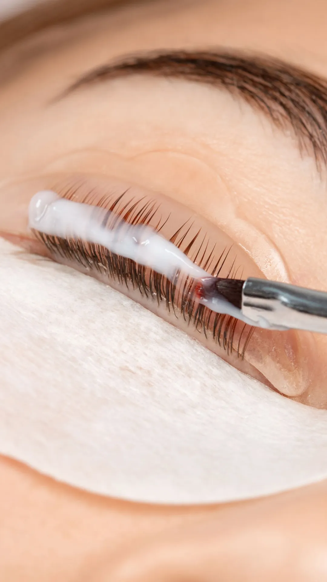 Brow shaping and lash treatment at Veloura SugarWax Bar in Vaughan