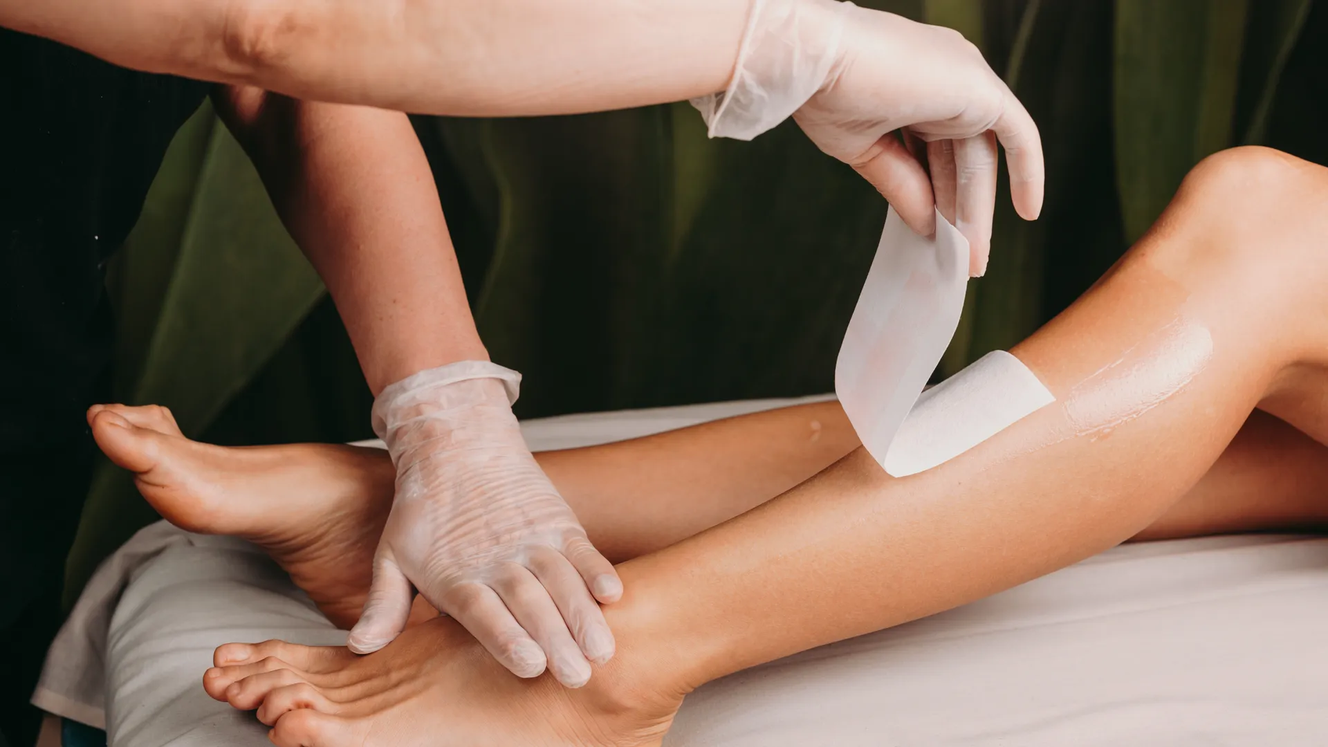 Professional waxing treatment at Veloura SugarWax Bar in Vaughan